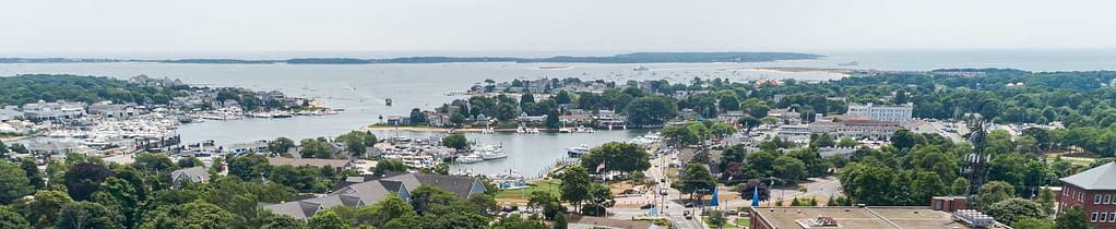 Sky photo of Hyannis, MA on Cape Cod